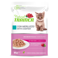 Natural Trainer Kitten & Young - treska (12 x 85 g)