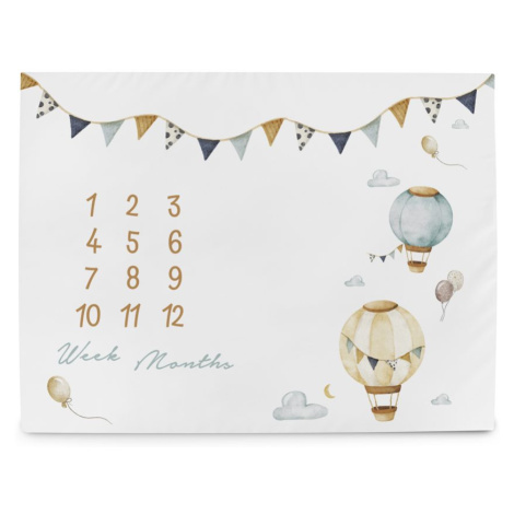 CEBA Podložka milníková na focení (92x72) Basic - Ballons CebaBaby