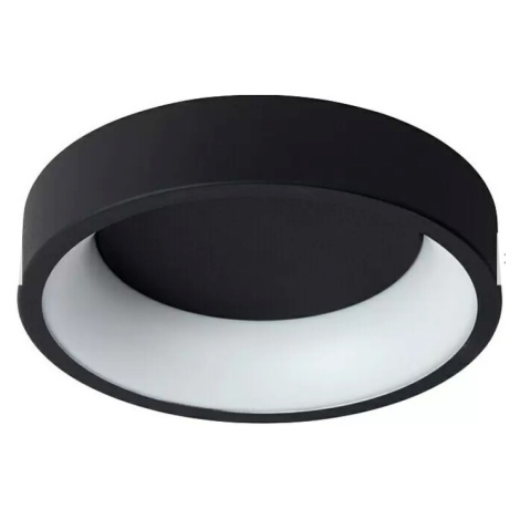 Kruhové stropní LED svítidlo Lucide Talowe / 20 W / Ø 30 cm / hliník / černá