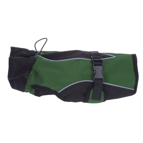 Kabátek pro psy Softshell - cca 35 cm délka zad - zelený bitiba