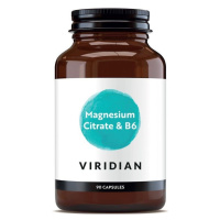 Viridian Magnesium Citrate with Vitamin B6 90 kapslí