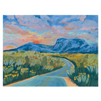 Ilustrace The road, Eleanor Baker, (40 x 30 cm)