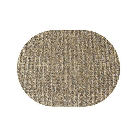 Kusový koberec Alassio zlatohnědá ovál 133 × 190 cm Vopi