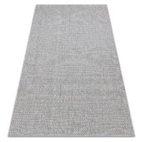 Kusový koberec Timo 6272 Light grey – na ven i na doma 80x150 cm