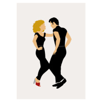 Ilustrace Dance Scene, 30x40 cm
