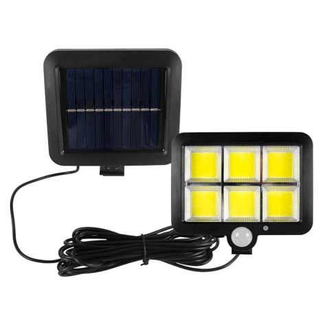 LED Solární reflektor se senzorem LED/1,5W/3,7V 6000K IP44 Donoci