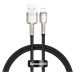 Kabel USB-Lightning Baseus Cafule, 2,4 A, 0,25 m (černý)