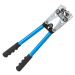 tectake 401635 pákové lisovací kleště na trubková kabelová oka a spojky 6-50 mm² - modrá modrá o