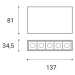 LED2 1251131D LINEAR ON 5, DIM 10 3000K STROPNÍ BÍLÉ