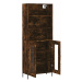 vidaXL Skříň highboard kouřový dub 69,5 x 34 x 180 cm kompozitní dřevo