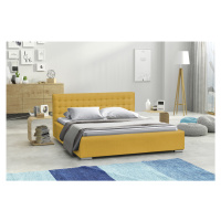 Eka Čalouněná postel SWIFT - Kronos 160x200 cm Barva látky: Žlutá (11), Úložný prostor: Bez úlož