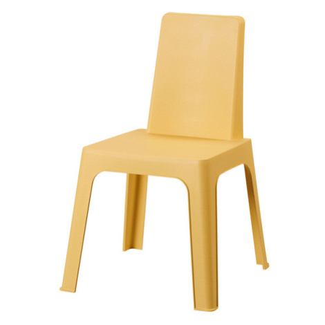 LIVARNO home Dětská stohovatelná židle (žlutá)