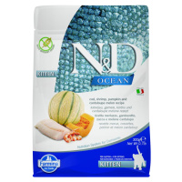 N&D OCEAN CAT Kitten Cod & Shrimp & Pumpkin&Melon 300g