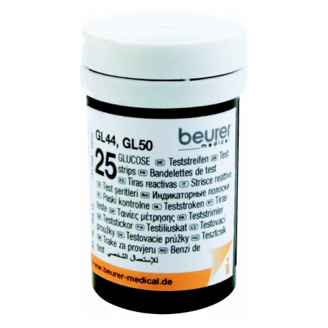 Beurer Testovací proužky ke glukometru Beurer GL 44/GL 50 2x25 ks
