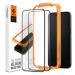 Spigen Glass tR AlignMaster 2 Pack tvrzené sklo iPhone 15 Plus černé