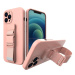 Silikonové pouzdro Sporty s popruhem na iPhone SE 2022/SE 2020/8/7 pink