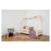 Vyspimese.CZ Dětská postel Ariel se zábranou Rozměr: 90x200 cm, Barva: šedá