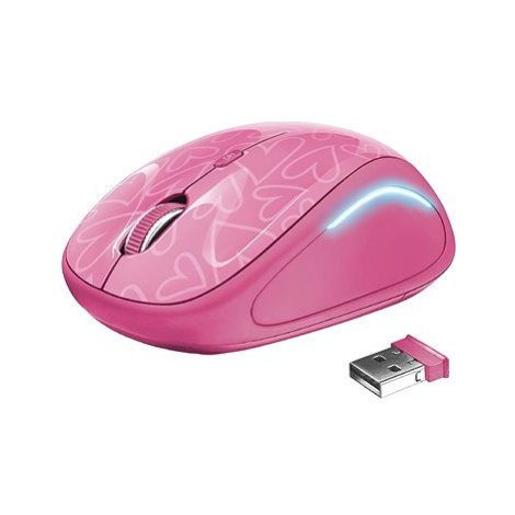 Trust Yvi FX Wireless Mouse - pink