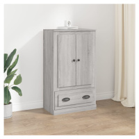 vidaXL Skříň highboard šedá sonoma 60 x 35,5 x 103,5 kompozitní dřevo