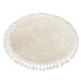 Dywany Łuszczów Kusový koberec Berber 9000 cream kruh - 160x160 (průměr) kruh cm