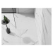MEXEN/S Stone+ obdélníková sprchová vanička 90 x 70, bílá, mřížka bílá 44107090-W
