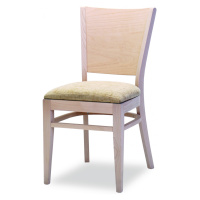 Židle ART001 - látka Barva korpusu: Bílá, látka: Micra marone