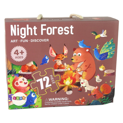 mamido Dětské puzzle lesní zvířátka 72 dílků