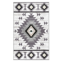 Světle šedý pratelný koberec 160x230 cm Ethnic Geo – Mila Home