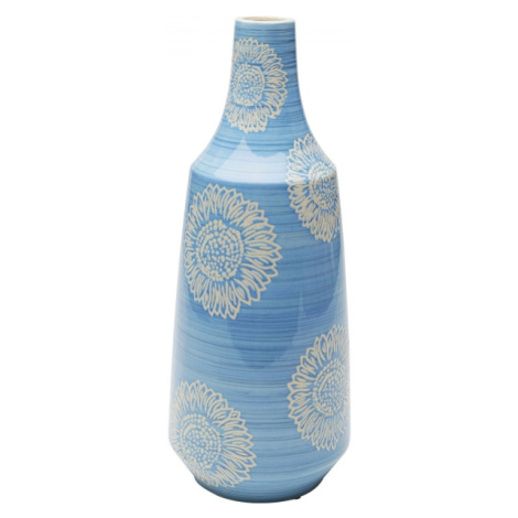 KARE Design Porcelánová váza Big Bloom modrá 47cm
