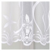 Dekorační oblouková krátká záclona na žabky JOLA bílá 330x160 cm MyBestHome