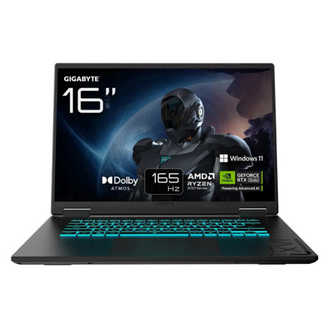 Gigabyte GAMING/A16 3VHK3CZ894SH/R7-260/16"/WUXGA/16GB/1TB/RTX 5060/W11H/Black/2R
