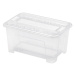 Heidrun Plastový úložný box s víkem TexBox 4,5l