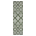 Hanse Home Collection koberce Běhoun Basic 105467 Green - 80x300 cm