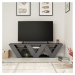 Kalune Design TV stolek RALLA 158 cm antracitový