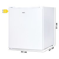 Mini lednice bez mrazáku - bílá - PRIMO PR114FR