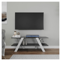 Kalune Design TV stolek APRIL 120 cm bílý/antracitový