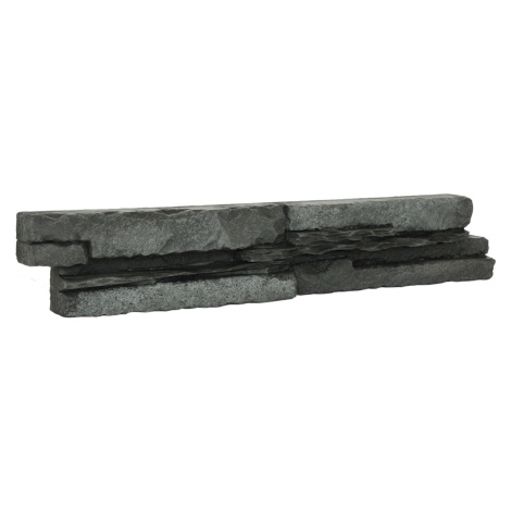 Obklad Vaspo kámen považan černá 6,7x37,5 cm reliéfní V53201