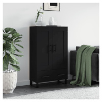 vidaXL Skříň highboard černá 69,5 x 31 x 115 cm kompozitní dřevo