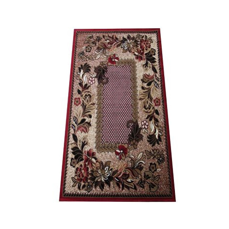 Kusový koberec Alfa červený 01 -40 × 60 cm