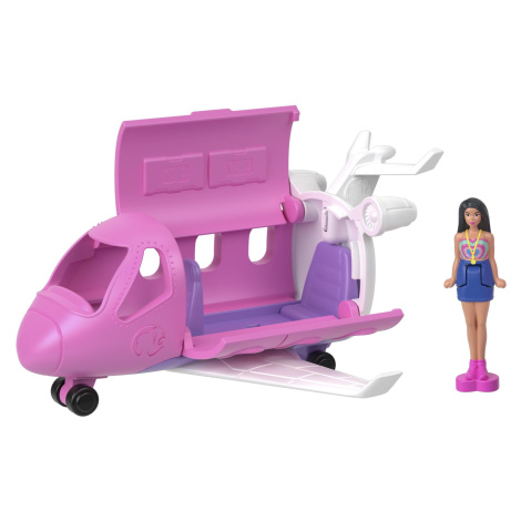 Barbie Mini BarbieLand dopravní prostředky - Letadlo snů a panenka Mattel