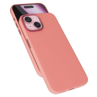 Silikonový zadní kryt Epico Mag+ pro Apple iPhone 16 Plus, broskově růžová