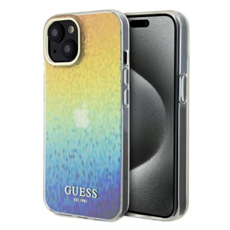 Kryt Guess GUHCP14SHDECMI iPhone 14 6.1" multicolour hardcase IML Faceted Mirror Disco Iridescen