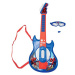 Lexibook Spider-Man Elektronická svítící kytara s mikrofonem ve tvaru brýlí