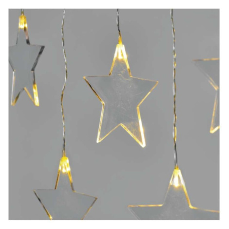 LED vánoční závěs – hvězdy, 45x84 cm, venkovní i vnitřní, teplá bílá EMOS