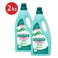 SANYTOL dezinfekce na podlahy a plochy 2× 1 l