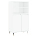 vidaXL Skříň highboard bílá s vysokým leskem 60 x 36 x 110 cm kompozit