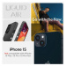 Spigen Liquid Air silikonové pouzdro na iPhone 15 6.1" Matte Black