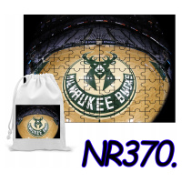 Puzzle 192 El. Skládačka Milwaukee Bucks Nba dárek Sáček S Potiskem