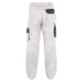 CXS Luxy Josef pracovní kalhoty do pasu bílo-šedé