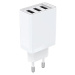 Nabíječka Wall charger 3x USB Vention FEAW0-EU, 2.4A, 12W (white)